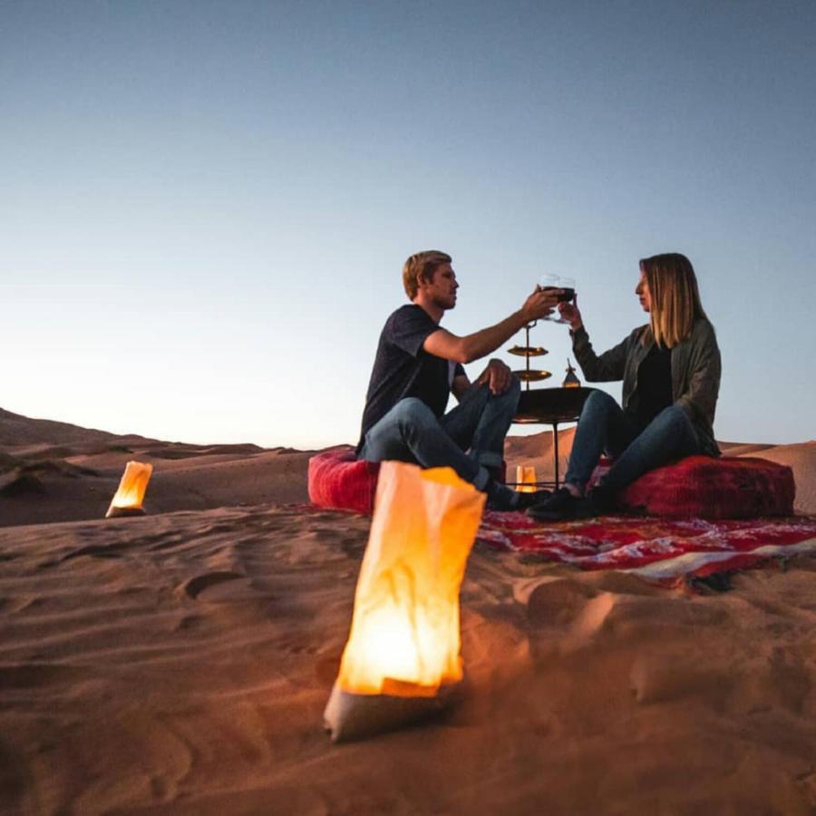 ホテルErg Chebbi Camel Trek Camp メルズーガ エクステリア 写真